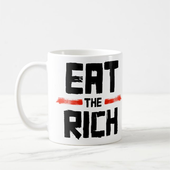 CANECA DE CAFÉ COMA OS RICOS (Esquerda)