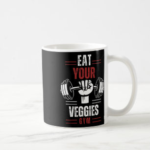 Caneca De Café Coma Seus Legumes Fitness Vegano Academia Exercíci