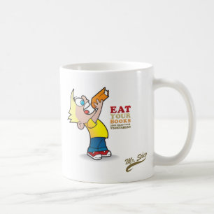Caneca De Café Coma seus livros