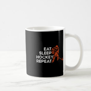 Caneca De Café Coma Sonho Hockey Repita Amantes de Hóquei no Gelo