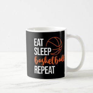 Caneca De Café Coma Sono Basquete Repete Motivação Divertida Espo