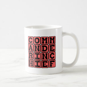 Caneca De Café Comandante-chefe, presidente