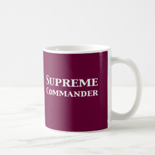 Caneca De Café Comandante supremo presentes