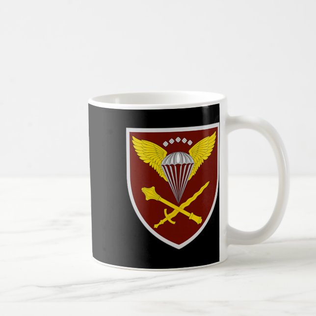 Caneca De Café Comando das Forças Aéreas (Ucrânia) V2 Militar Ucr (Direita)