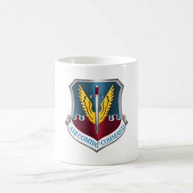 Caneca De Café Comando de combate aéreo - "ACC" (Centro)