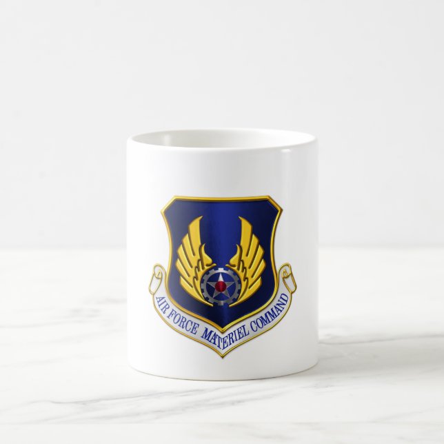 Caneca De Café Comando de Material da Força Aérea Personalizado (Centro)
