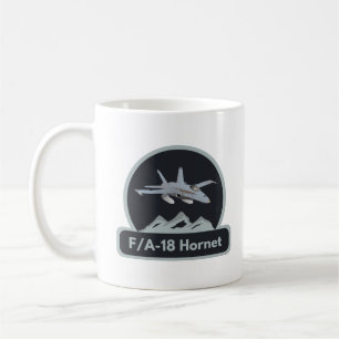 Caneca De Café Combatente americano F/A-18 Jet