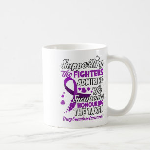 Caneca De Café Combatente de Apoio em Homenagem à Sobredosagem de