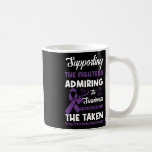 Caneca De Café Combatentes Honrando a Sobredosagem Tomada 4