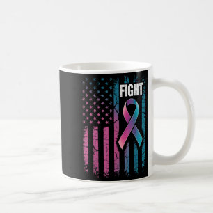 Caneca De Café Combater a Consciência Americana para a Prevenção 
