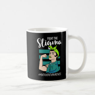 Caneca De Café Combater A Consciência Da Estabilidade Da Mente Es