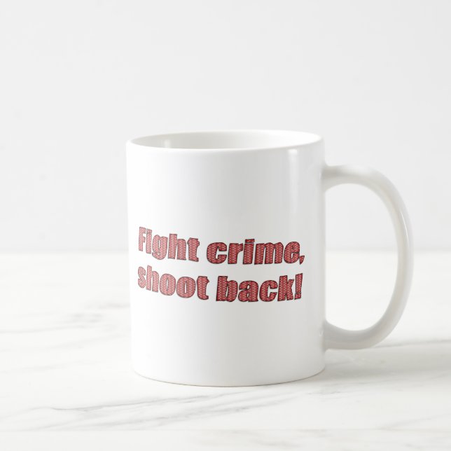 Caneca De Café Combater o Crime (Direita)