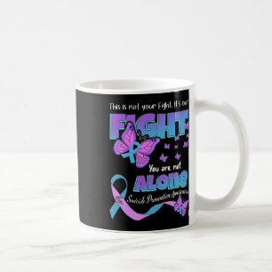 Caneca De Café Combater o problema na prevenção da consciência su