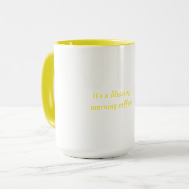caneca de café combinado (Frente Esquerda)