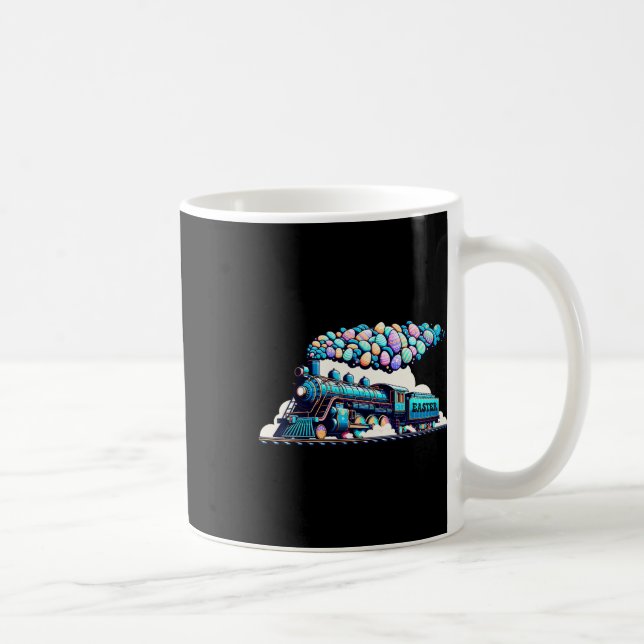 Caneca De Café Comboio Cony Comboio Páscoa Crianças De Ovos Rapaz (Direita)