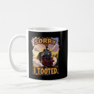 Caneca De Café Comboio Desculpe Por Ter Entrocado A Locomotiva En