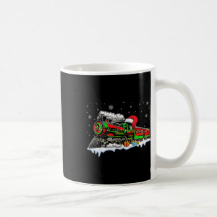 Caneca De Café Comboio Papai Noel Natal Comboio Pajama Desapontad