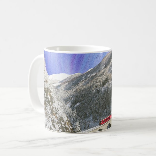 Caneca De Café comboios (Frente Esquerda)