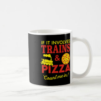 Caneca De Café Comboios E Pizza Diversão Autismo Sensibilização