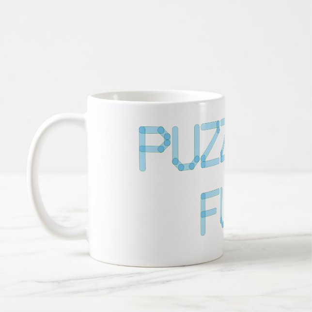 CANECA DE CAFÉ COMBUSTÍVEL DE PUZZZING (Esquerda)