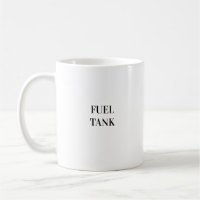 Combustível Tanque Funny Energy Coffee Mug