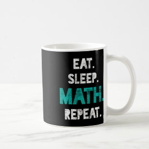 Caneca De Café Come Sleep Matth Repete Engraçado Professor de Mat