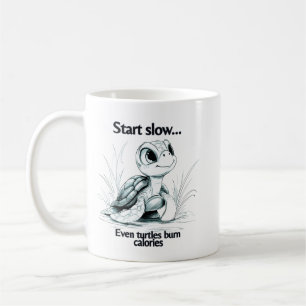 Caneca De Café Comece pequeno... ânimo