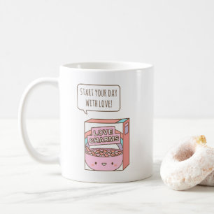 Caneca De Café Comece Seu Dia com Amor, Afirmação Matinal