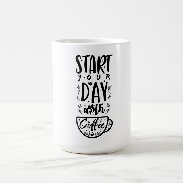 Caneca De Café Comece seu dia com café (Centro)