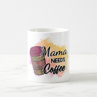 Caneca De Café Comece seu dia com nossa 'mamãe precisa de café'