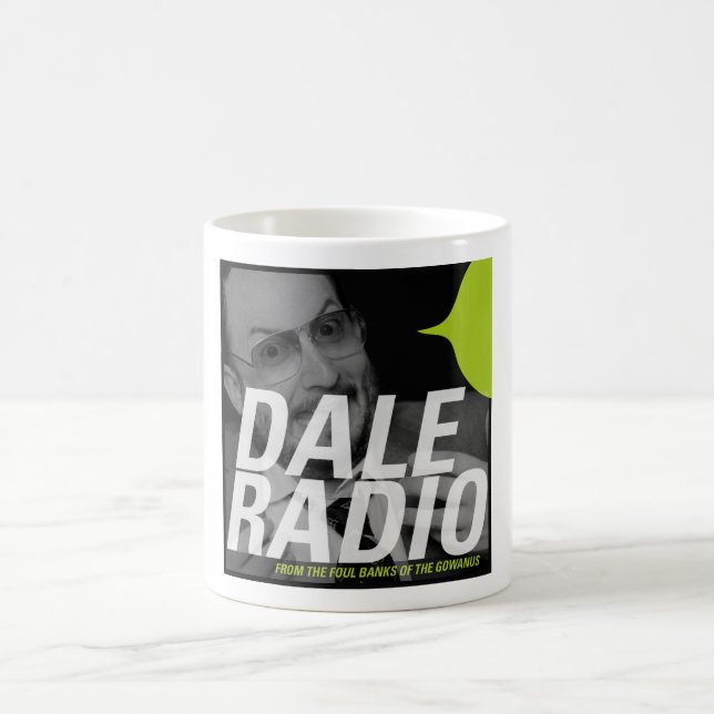 Caneca De Café Comece seu dia com rádio de Dale (Centro)
