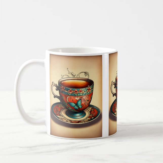 Caneca De Café Comece seu dia com um toque personalizado! Este al (Esquerda)