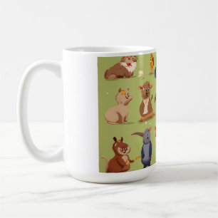 Caneca De Café Comédia com Bichinhos: Quando os Animais Ficam Bob