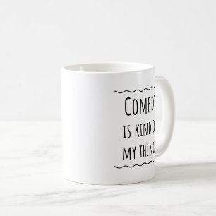 Caneca De Café Comédia Comediante Dotada de Café Mug