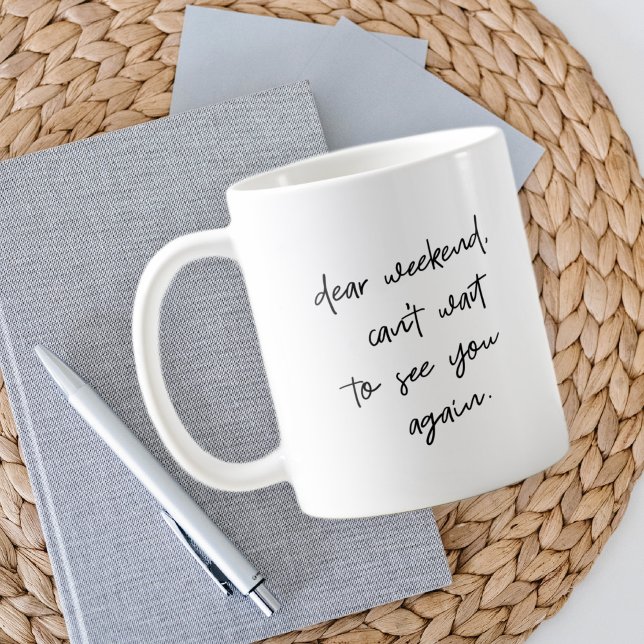 Caneca De Café Comedição Moderna em Preto e Branco (Criador carregado)