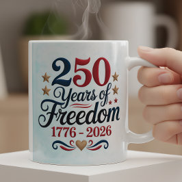 Caneca De Café Comemoração do 250º Aniversário da América