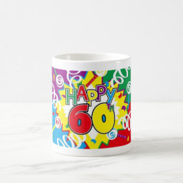 Caneca De Café comemorando 60 anos novo