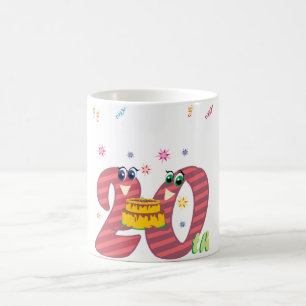 Caneca De Café comemorando vinte anos
