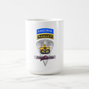 Caneca De Café Comemorativo de Ranger Jumpmaster