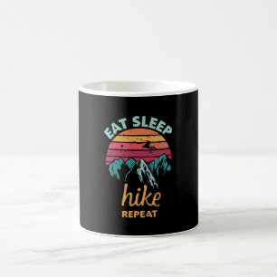 Caneca De Café Comer, Dormir, Caminhar, Repetir