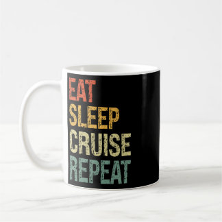 Caneca De Café Comer Dormir Cruzeiro Repetir Família Casal Férias