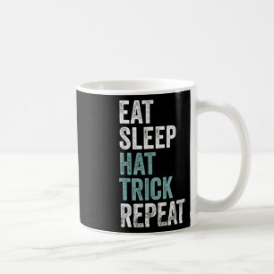 Caneca De Café Comer Dormir Hat Trick Repetir Engraçado Futebol H