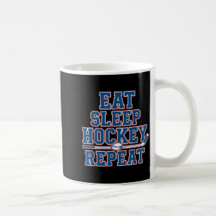 Caneca De Café Comer Dormir Hóquei Repetir Hóquei no Gelo Para Ad