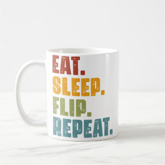 Caneca De Café Comer Dormir Virar Repetir - Ginástica Divertida P