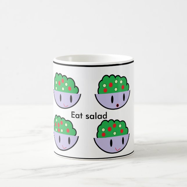 Caneca De Café Comer salada (Centro)