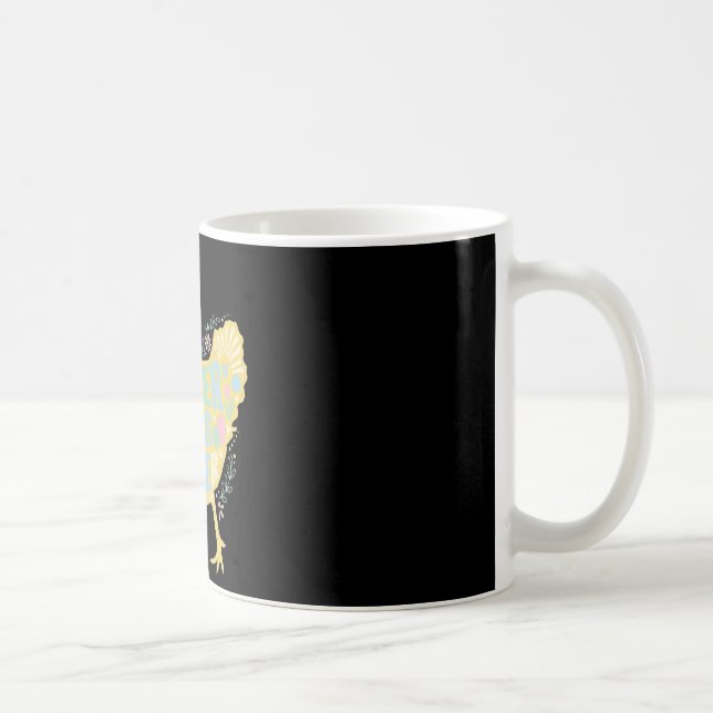 Caneca De Café Comerciante de Ovos de Páscoa Frango Galinha Coque (Direita)