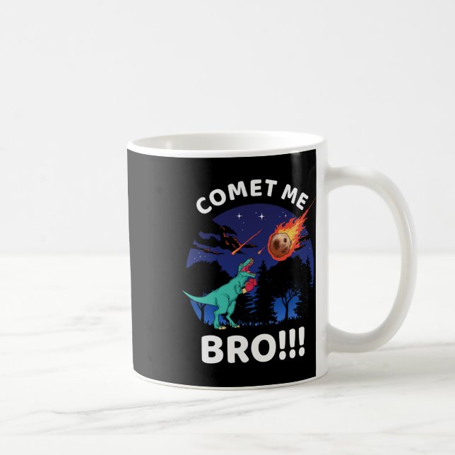 Caneca De Café Cometa Me Irmão T Rex Boxe Engraçado Dinossauro Tr (Direita)