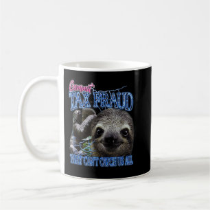 Caneca De Café Cometer Fraude Fiscal Retro Bootleg Rap Sloth Stre
