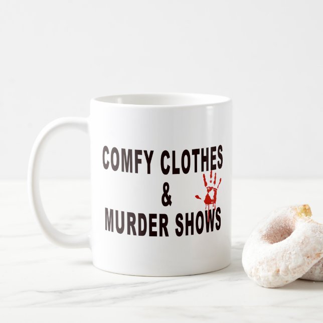 Caneca De Café Comfy Clothes and Murmúrios Shows (Com Donut)