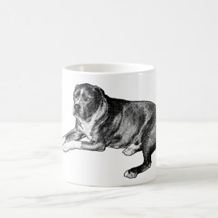 Caneca De Café Comic Halftone Pup - Cozy Mug